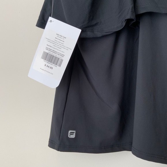 Fabletics Tank Women M Black Ashlyn Double Up - Picture 6 of 6